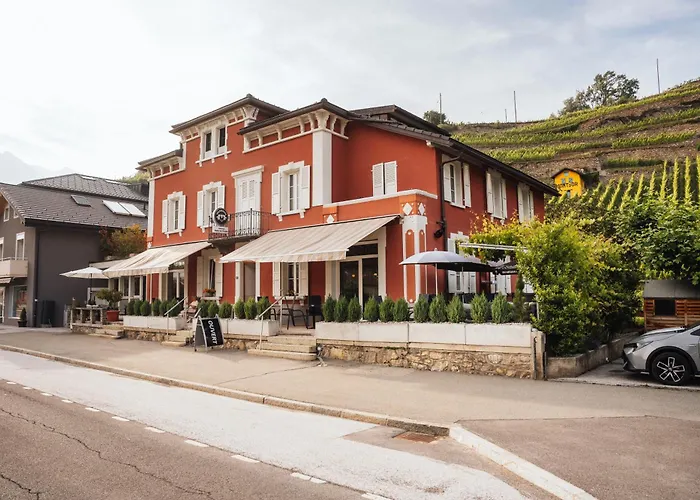 酒店 Le Relais Du Simplon Conthey